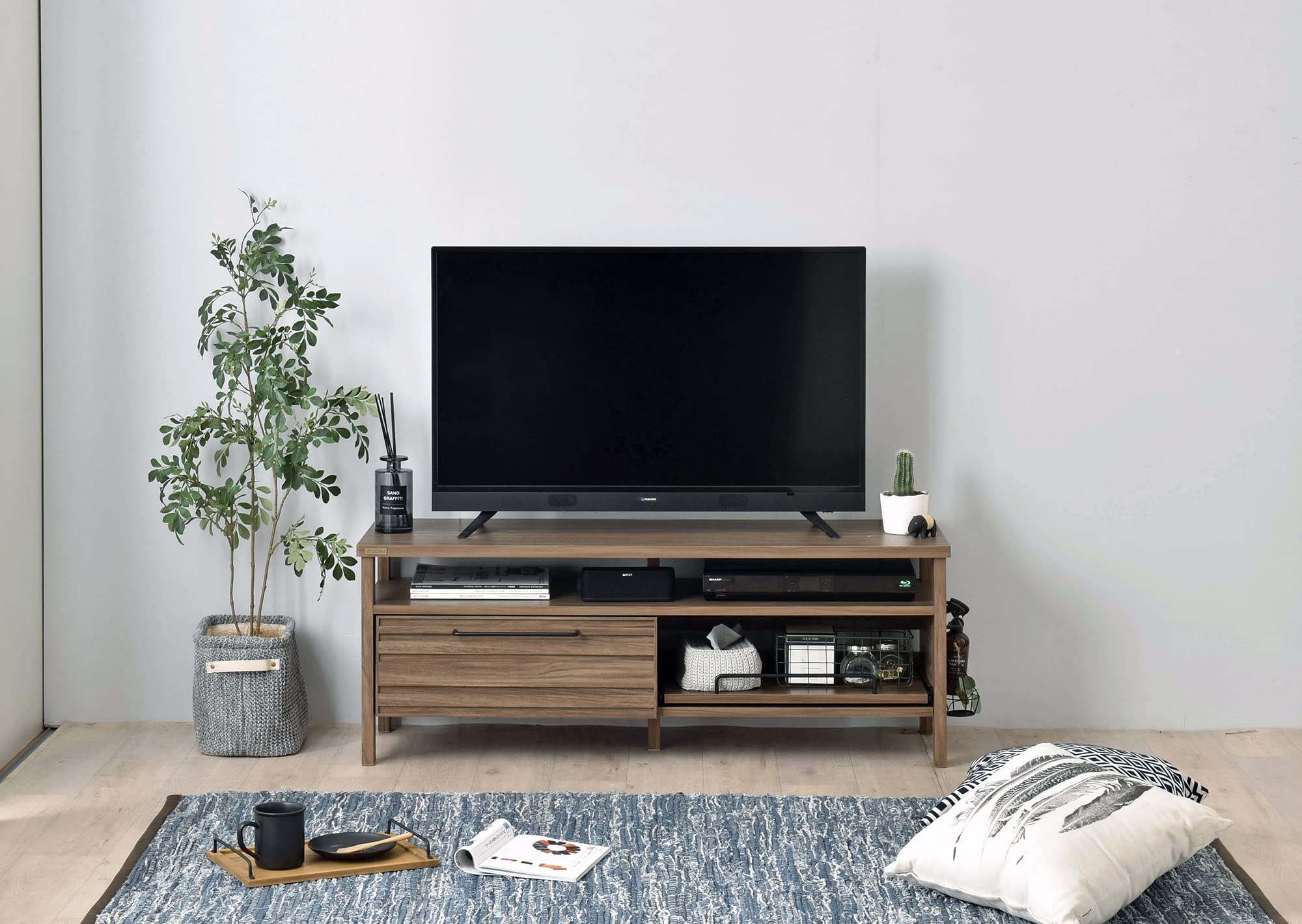 テレビボード　佐藤産業　120cm 幅120cm ] テレビボード テレビ台 ロータイプ おしゃれ 佐藤産業